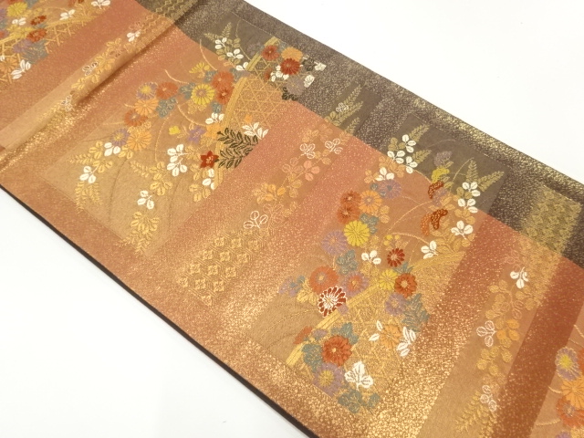 Japanese Kimono / Fukuro Obi Silk